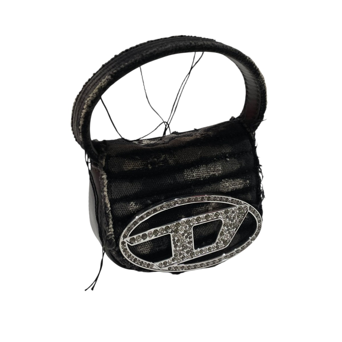 【中古】DIESEL　1DR XS ショルダーバッグ X08709 グレー 【070126】（ディーゼル）｜ブランド古着のカインドオル