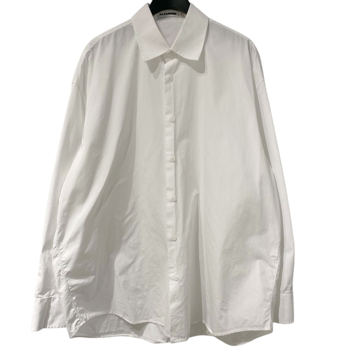 【中古】 JIL SANDER　 Oversized Cotton Shirtオーバーサイズコットンシャツ ホワイト サイズ：36(オーバーサイズ) 【070126】（ジルサンダー）