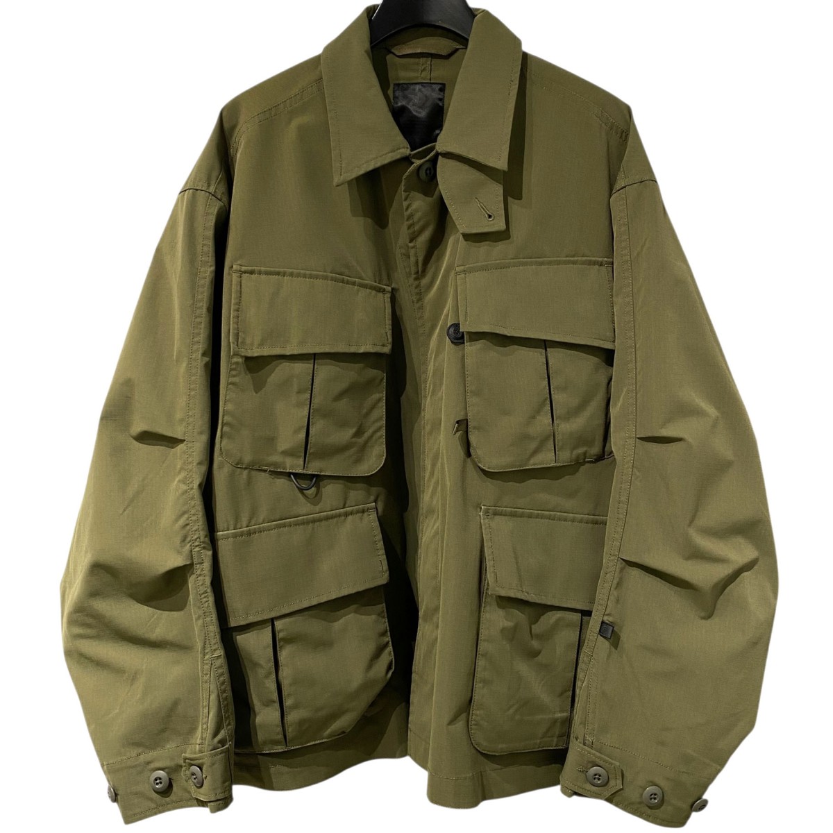 【中古】 DAIWA PIER39　 Tech Jungle Fatigue Jacketミリタリーオーバーサイズジャングルファティーグジャケット カーキ サイズ：S(オーバーサイズ) 【070126】（ダイワピア39）