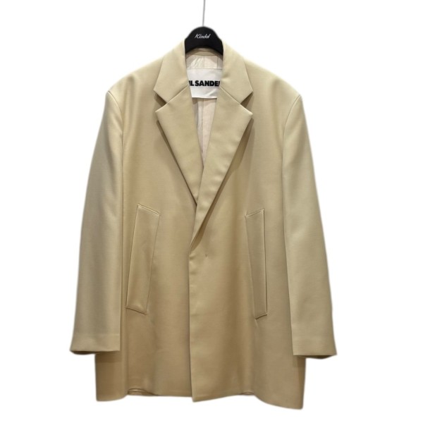【中古】 JIL SANDER　 オーバーサイズテーラードジャケット J21BN0132 J40001 クリーム サイズ：46 【090126】（ジルサンダー）