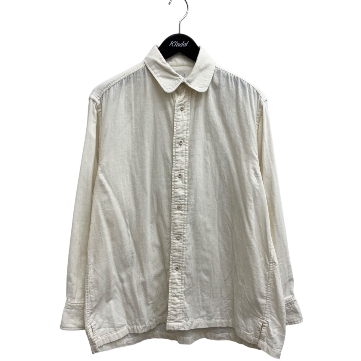 【中古】 Porter Classic　 長袖シャツ アイボリー サイズ：S 【100126】（ポータークラシック）