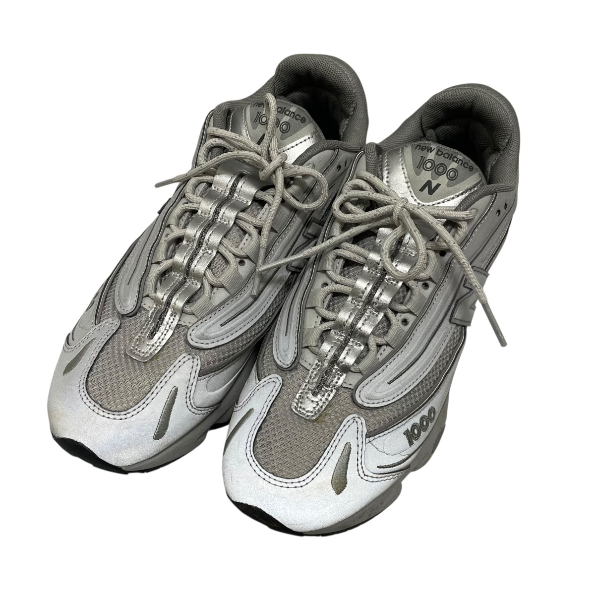 【中古】 NEW BALANCE　 M1000TE スニーカー グレー サイズ：26.5 【100126】（ニューバランス）