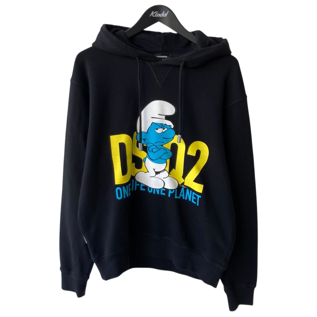 楽天市場】【中古】DSQUARED2プルオーバーパーカー S74GU0654 ブラック 
