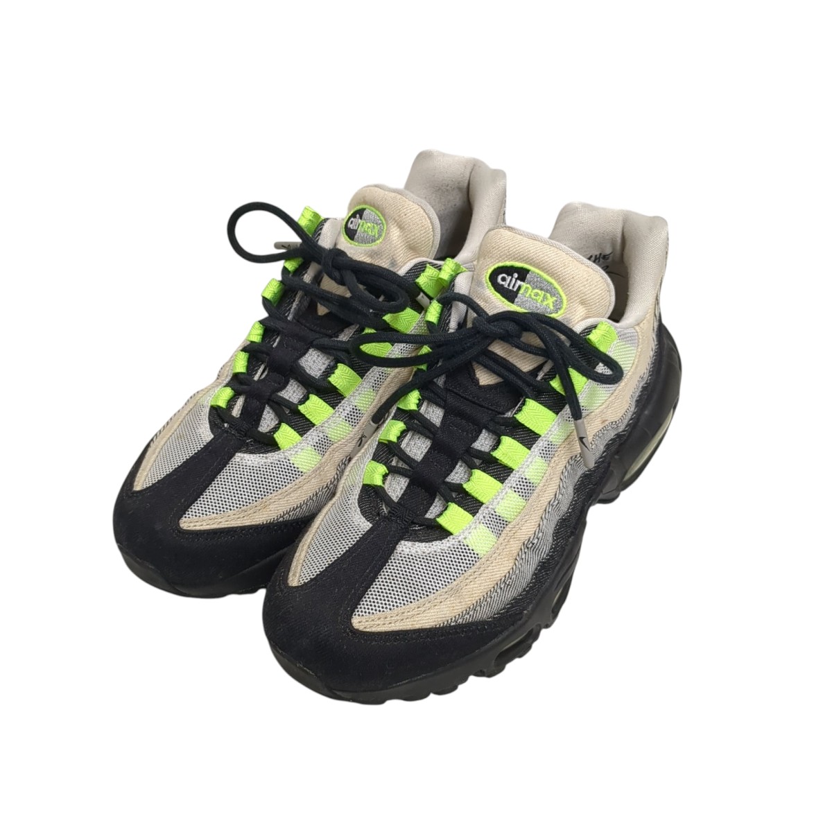 【中古】 NIKE×Denham　 スニーカー DD9519 ホワイト×ブラック サイズ：24.5 【110126】（ナイキ×デンハム）