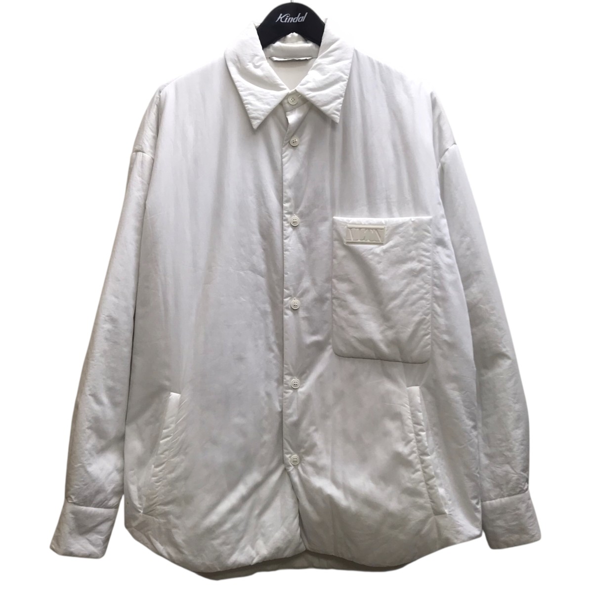 【中古】 VALENTINO　 中綿シャツジャケット ホワイト サイズ：S 【110126】（ヴァレンチノ）