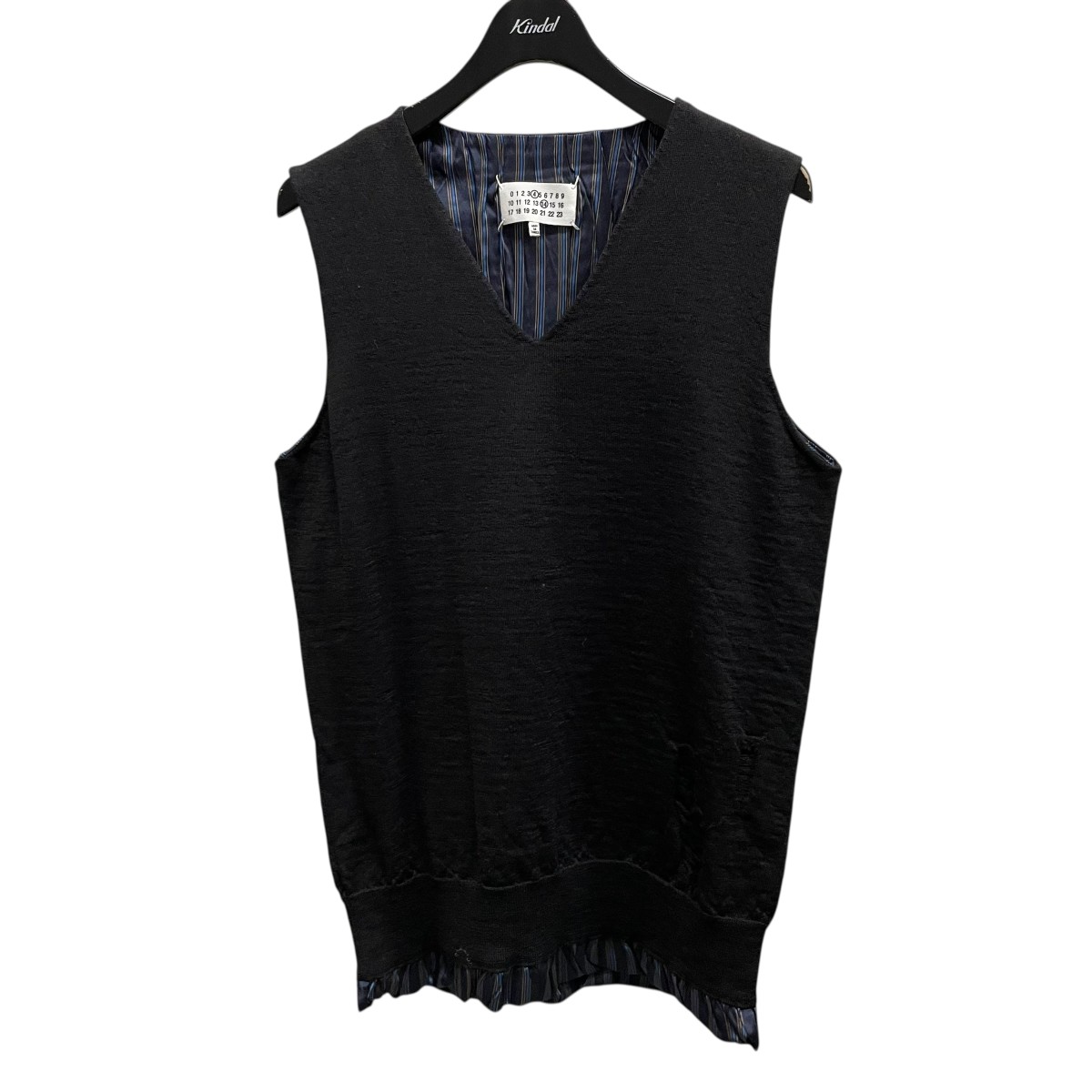 【中古】 Maison Margiela　 ベスト SI1HA0007 ブラック サイズ：M 【120126】（メゾンマルジェラ）