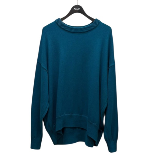 【中古】EVERYDAY I LIKE. ベーシック コットンニット 22080500801010 ブルー 【120126】(エヴリディアイライク)|ブランド古着のカインドオル