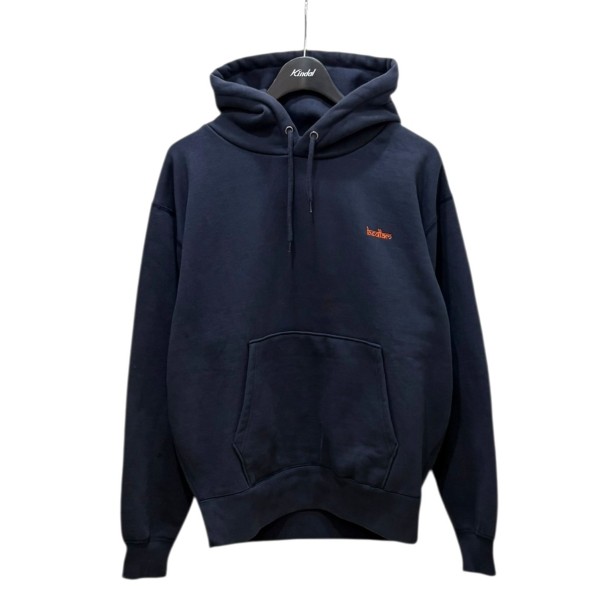 【中古】 bedlam 刺繍P Oパーカ ネイビー サイズ:L 【120126】(ベドラム)