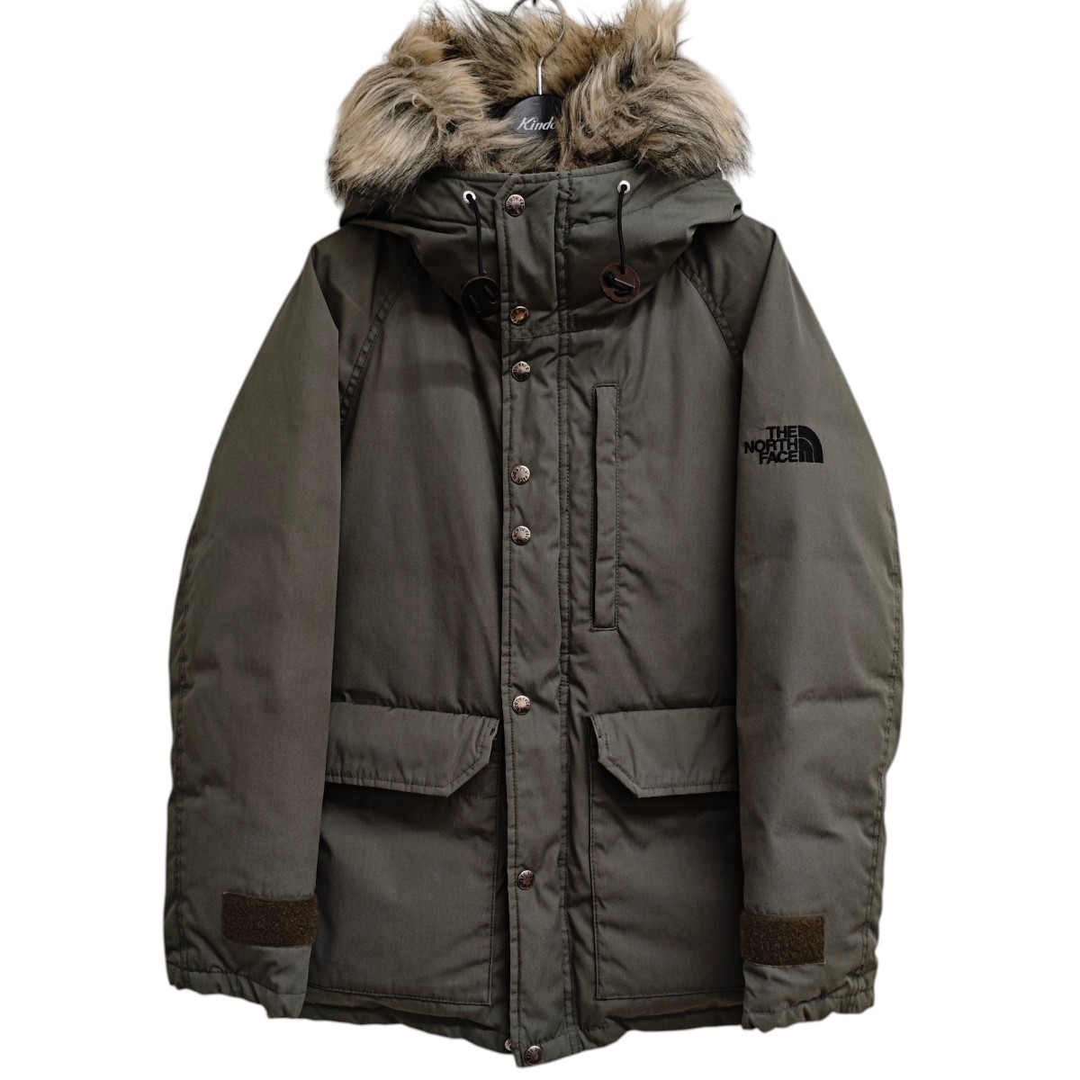 【中古】 THE NORTH FACE　 SEROW DOWN JACKET ダウン ジャケット ND2879N グレー サイズ：XS 【120126】（ザノースフェイス）
