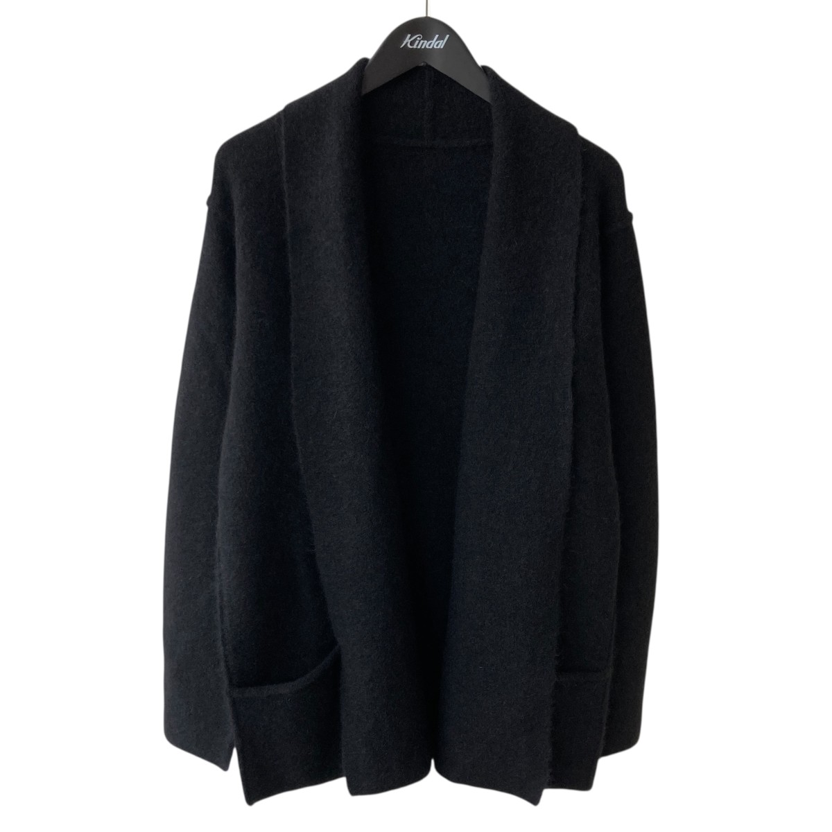 【中古】 ripvanwinkle 25AW Mohair Solid Rever Carde 厚手カーディガン RB-722 ブラック サイズ：M 【価格見直し】 15,140円