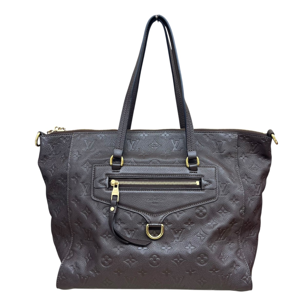 【中古】 LOUIS VUITTON　 トートバッグ M93420 アンプラント ルミニュースﾞPM ブラウン 【130126】（ルイヴィトン）