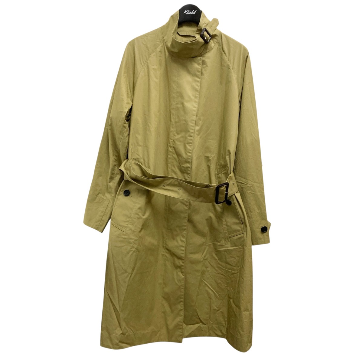 【中古】MARGARET HOWELLPROOFED COTTON COATING COAT ベルト付きコート 578 4112003 ベージュ サイズ:2【価格見直し】|ブランド古着のカインドオル