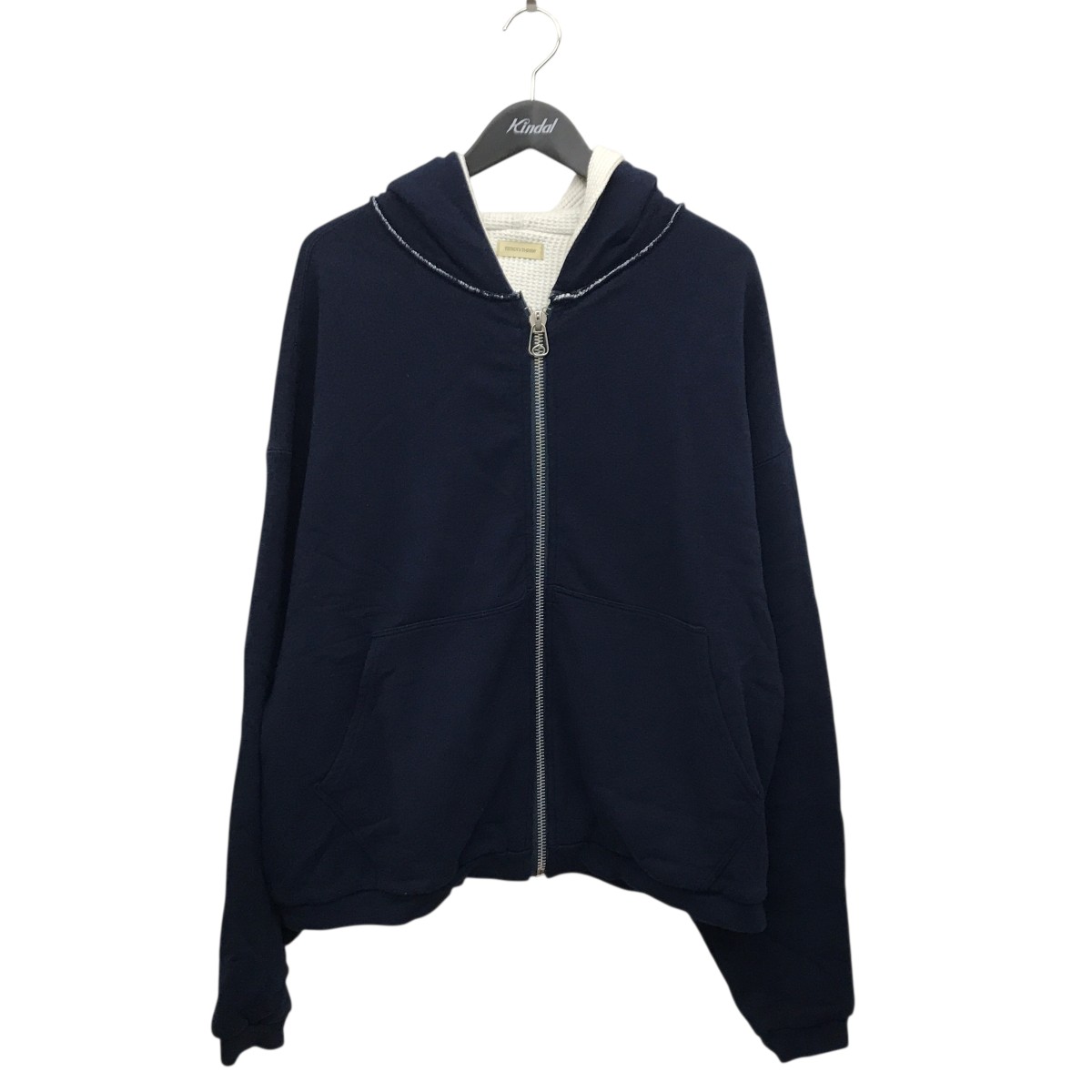 【中古】 YSTRDY’S TMRRW　 ZIP BAGGY PARKA ジップパーカー YT-C0701 ネイビー サイズ：M 【140126】（イエスタデイズトゥモロウ）