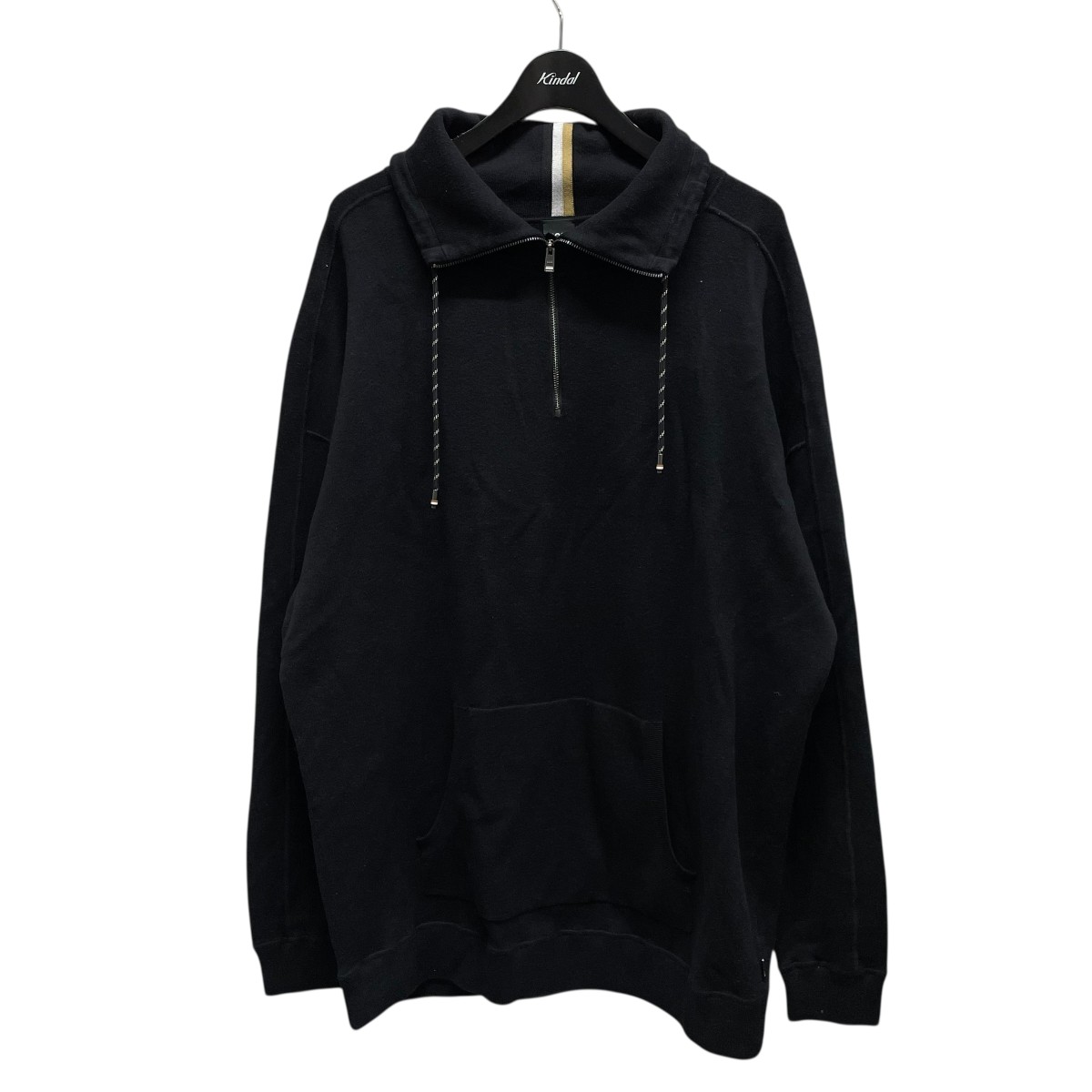 【中古】\u003cBR\u003eBOSS\u003cBR\u003eフランネルハーフジップスウェット 10252858 黒いこと 大きさ：XXL\u003cBR\u003e【必要経費思いかえす】