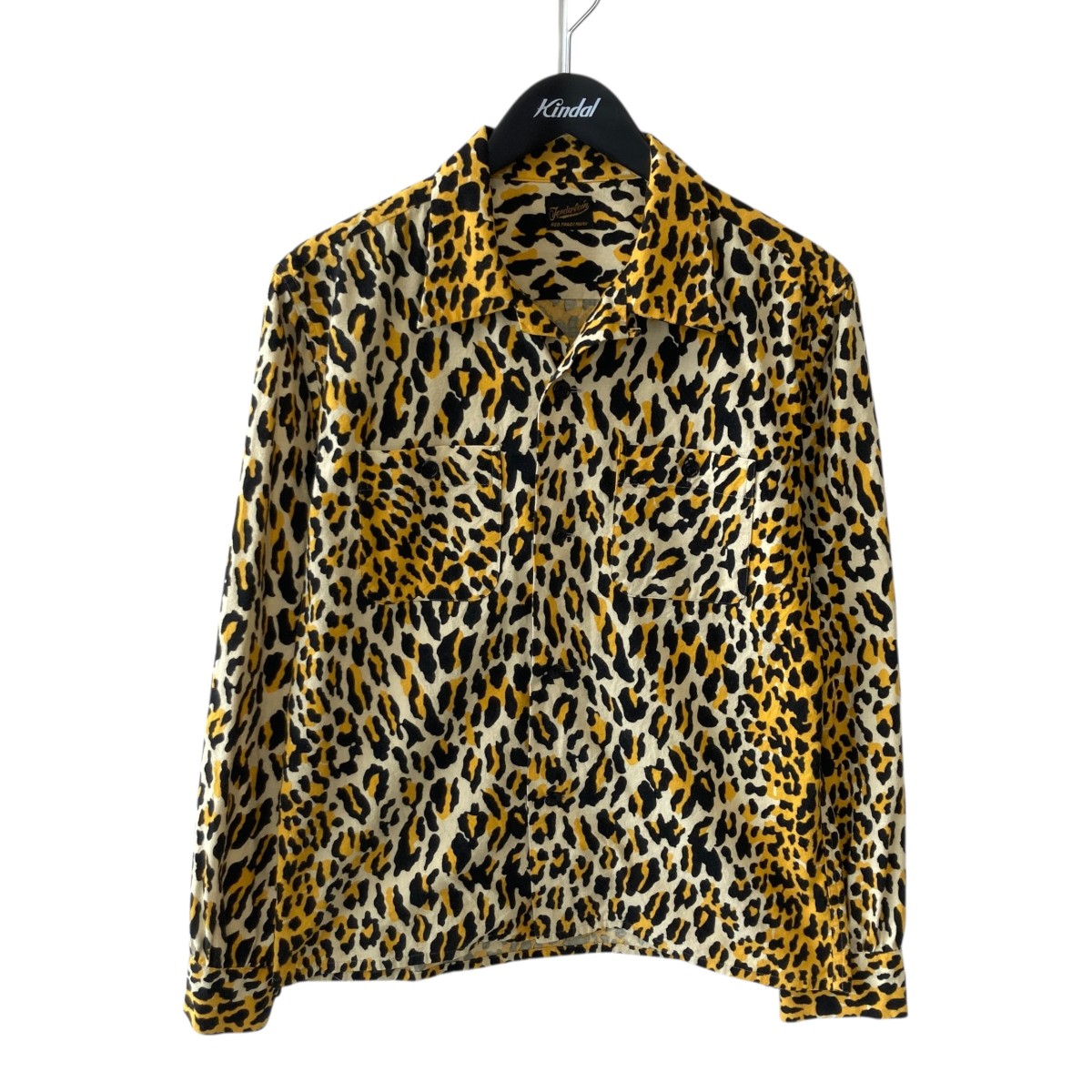 【中古】 TENDERLOIN T-PRINT FLANNEL SHT アニマル柄 長袖シャツ イエロー サイズ:XS 【170126】(テンダーロイン)
