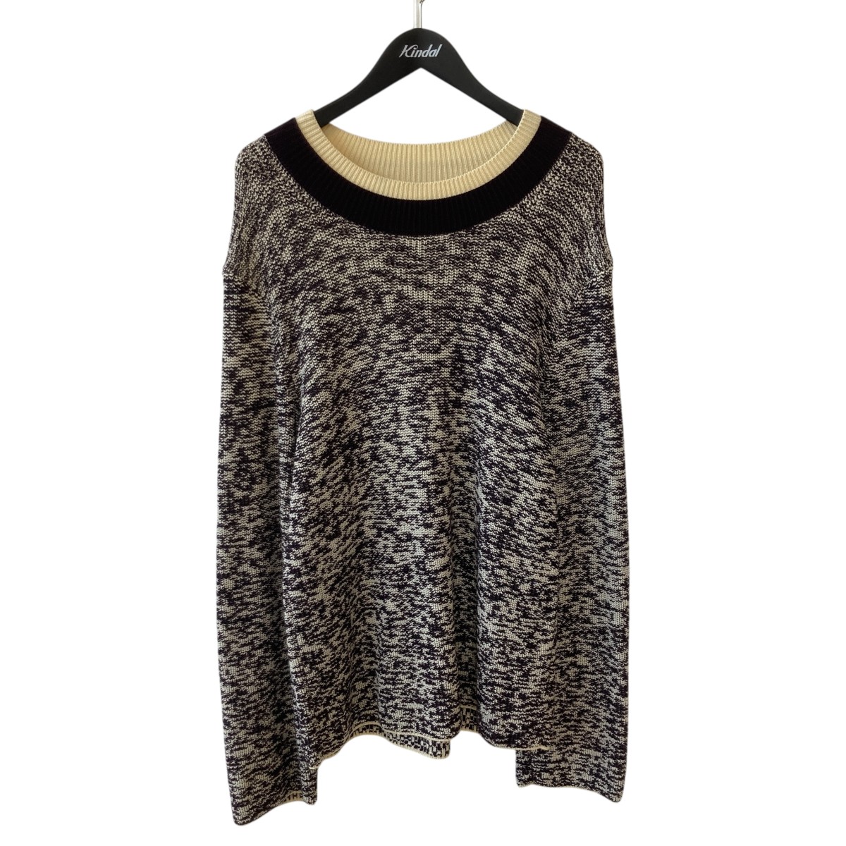 【中古】NAMACHEKO kusenov crew neck ウールニット ベージュ サイズ：S 【090426】（ナマチェコ）