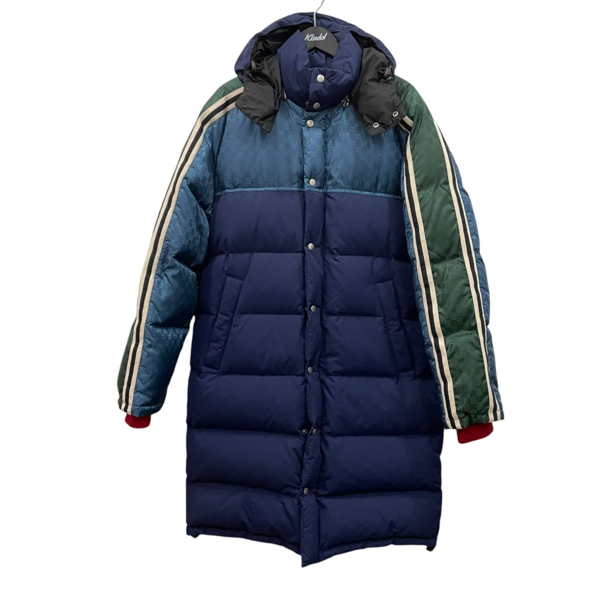【楽天市場】【中古】GUCCI ダウンコート 590744 ブルー サイズ：46 【180126】（グッチ）：ブランド古着のカインドオル