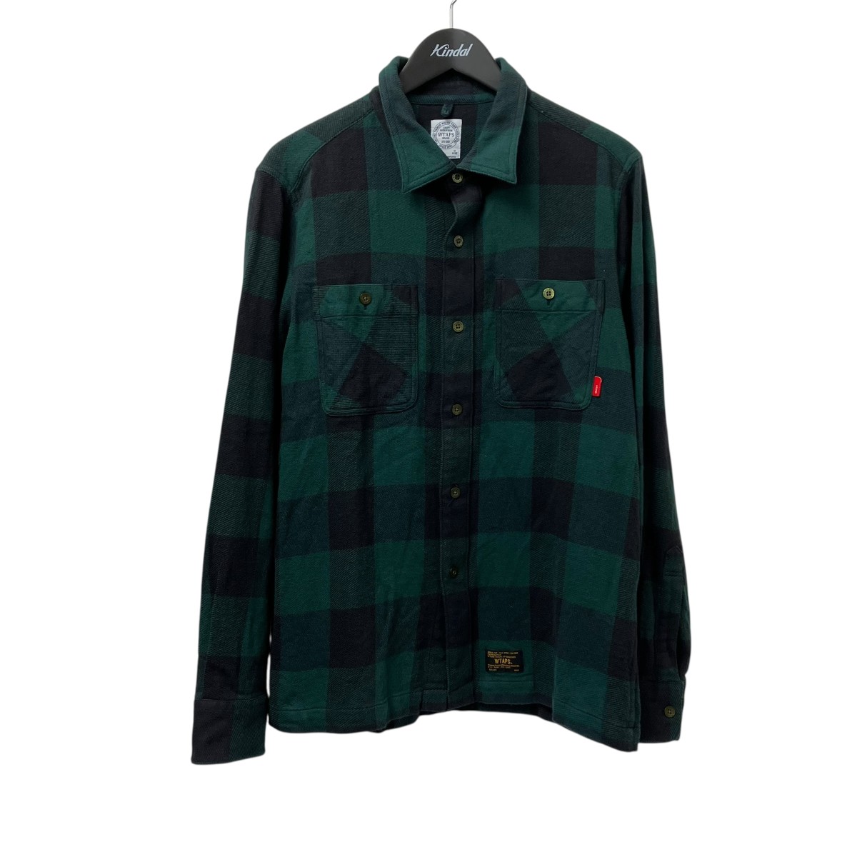 楽天市場】WTAPS 21aw LEAGUE L/S SHIRT FLANNEL Mサイズ 212TQDT
