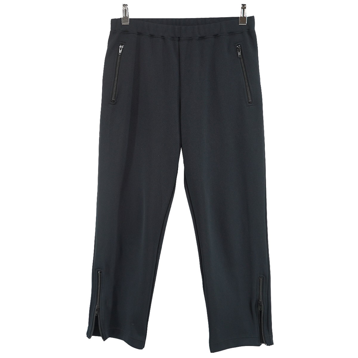 【中古】 COMME des GARCONS 裾ジップ ジャージ トラック イージー パンツ ブラック サイズ：M 【価格見直し】