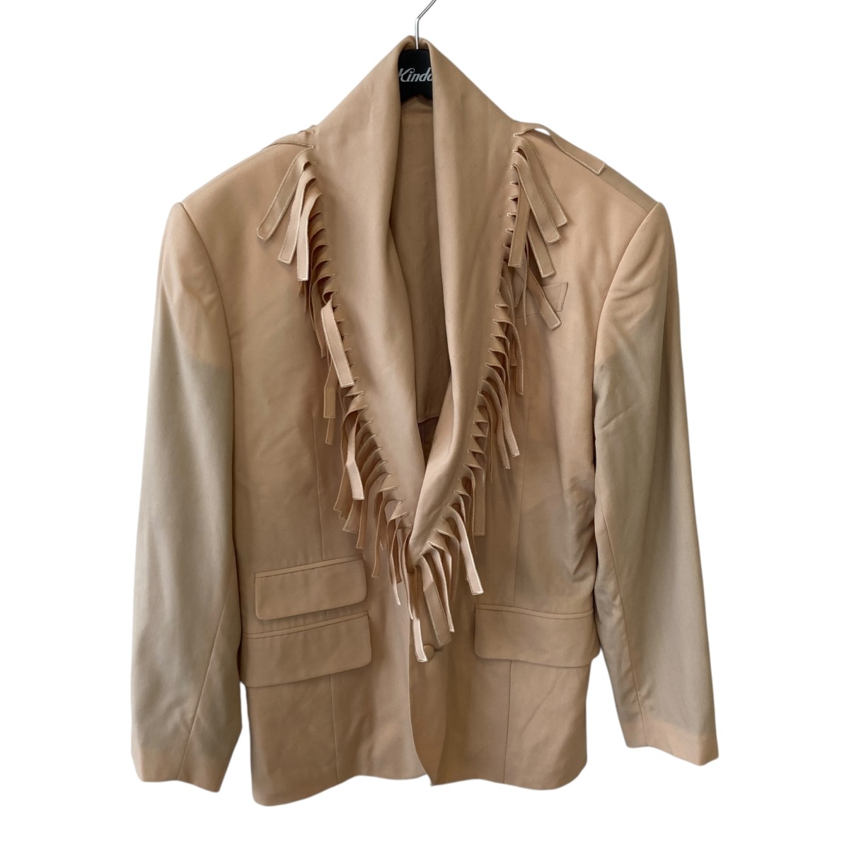 【中古】Jean Paul GAULTIER HOMME　ジャケット ベージュ サイズ：50 【100726】（ジャンポールゴルチェオム）｜ブランド古着のカインドオル
