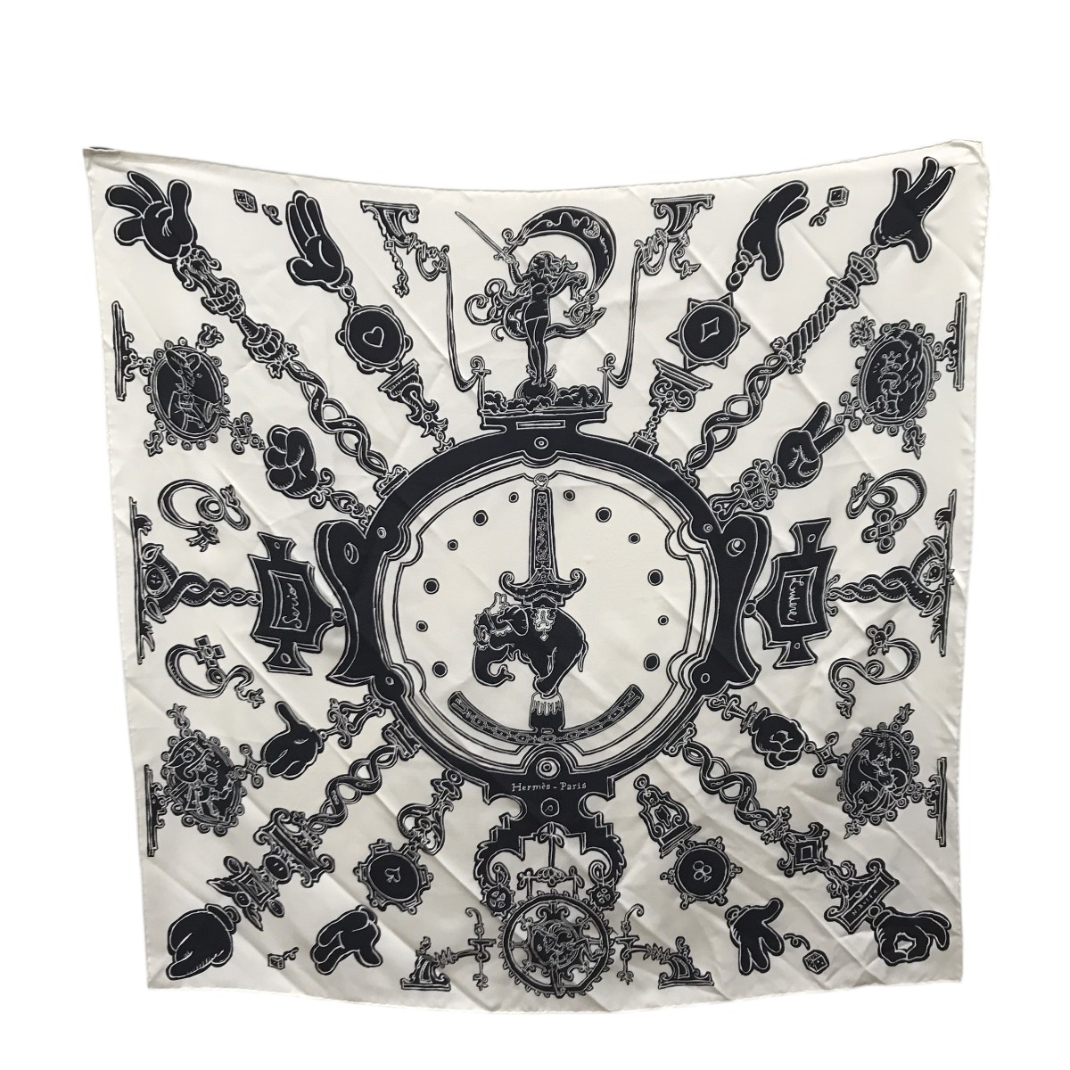 楽天市場】【美品】エルメス HERMES スカーフ カレ90 セリオ・ルデーレ