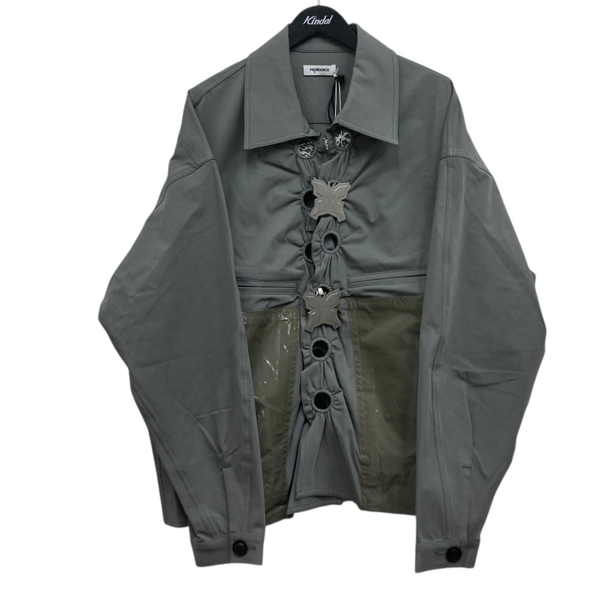 【中古】 PRONOUNCE　 ジャケット グレー サイズ：L 【180126】（プロナウンス）