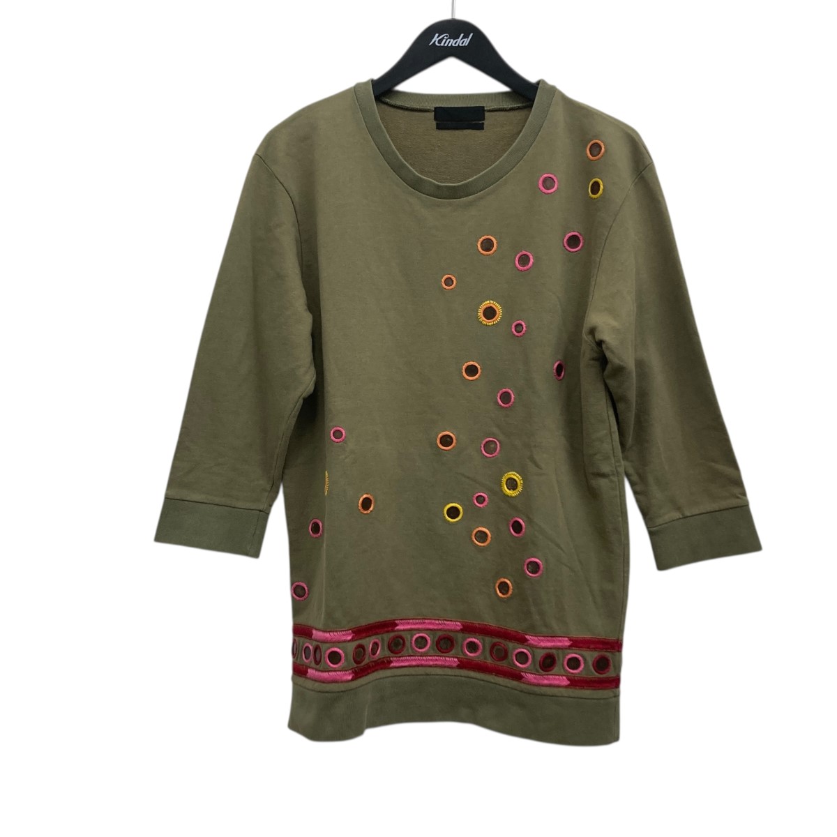 【中古】ALEXANDER McQUEEN本人期 ミラー刺繍スウェット グレー サイズ:48【価格見直し】|ブランド古着のカインドオル