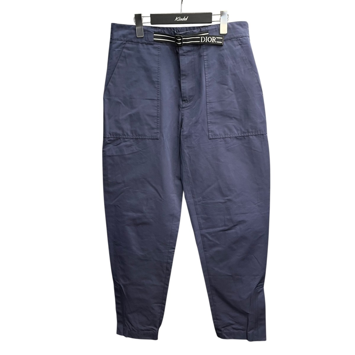 【中古】 DIOR 23SS ナイロンパンツ 113C113A5034 ブルー サイズ：48 【価格見直し】