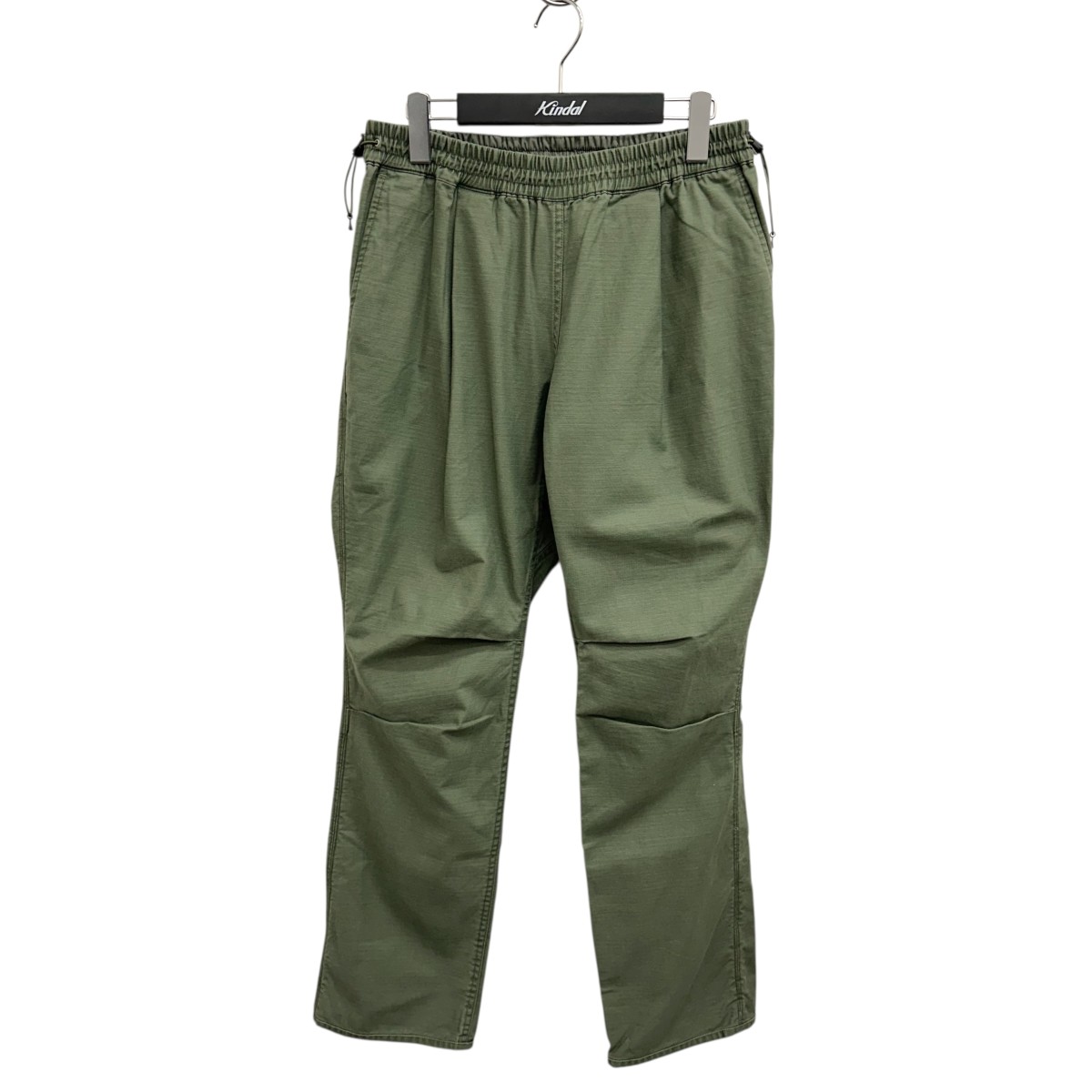 【中古】 nonnative HIKER EASY PANTS COTTON BACKSATIN PIGMENT DYE イージーパンツ NN-P4715 オリーブ サイズ：2 【価格見直し】