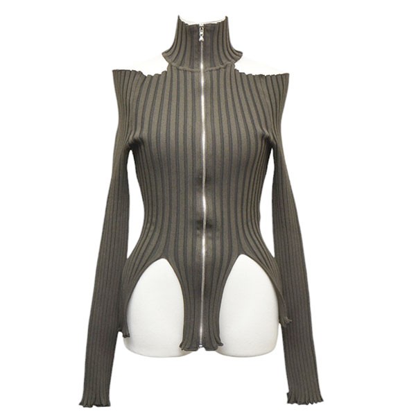 ご利用ガイドファッション - fetico FETICO STRIPE KNIT PEPLUM ご利用ガイドファッション - fetico FETICO STRIPE KNIT PEPLUM