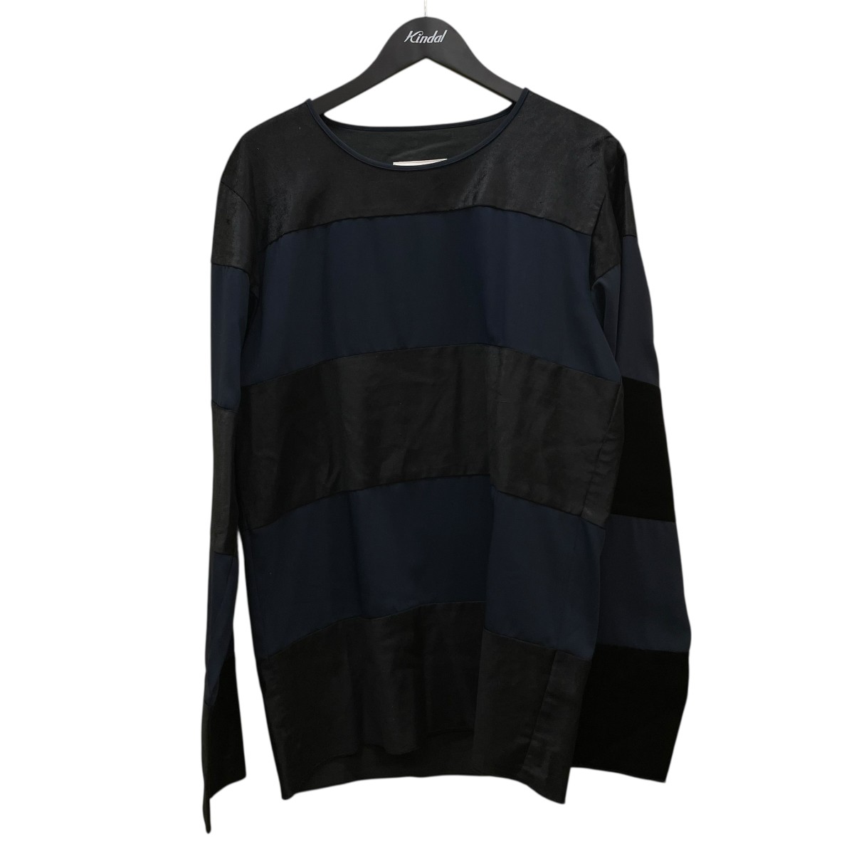 【中古】 MM6 Maison Margiela　 14年製 ロングスリーブカットソー S32NC0333 STN 456 ネイビー サイズ：42 【190126】（マルタンマルジェラ）