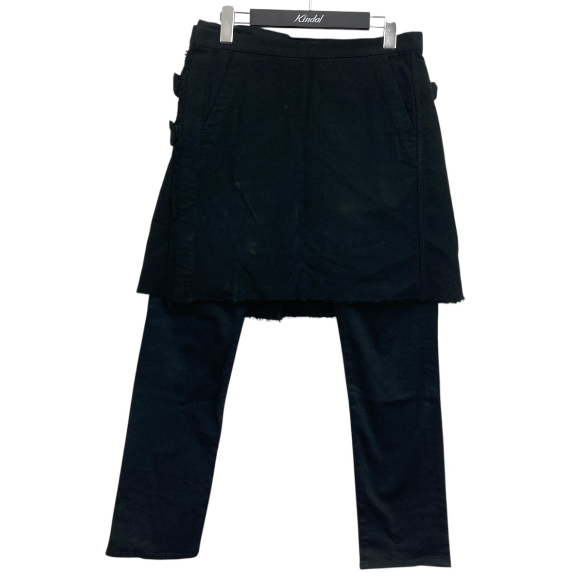 【中古】 UNDERCOVERISM　 レイヤードパンツ ブラック サイズ：2 【200126】（アンダーカバーイズム）