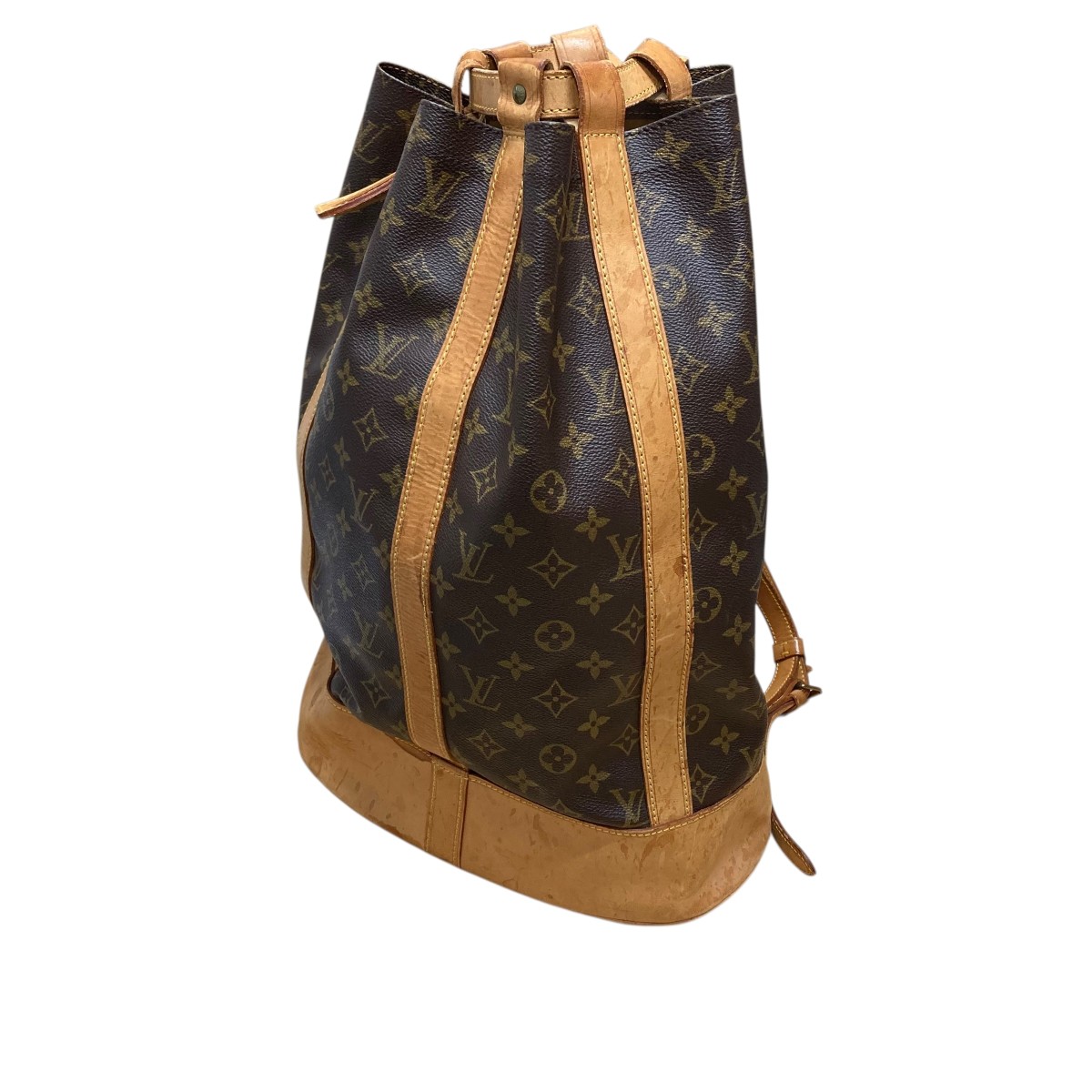 【中古】 LOUIS VUITTON モノグラムレザーバケットショルダーバッグ ブラウン サイズ:- 【価格見直し】
