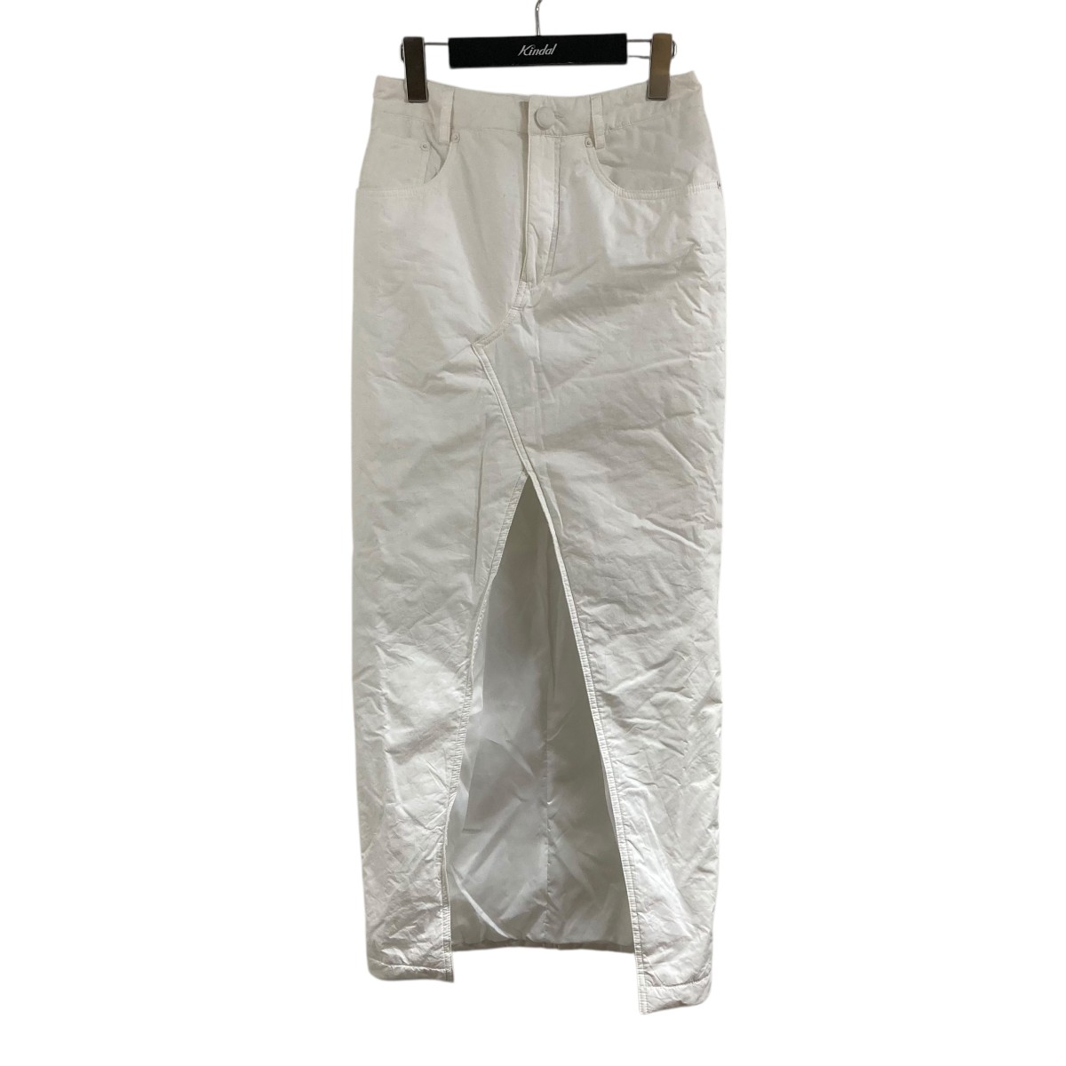 【中古】 MM6 Maison Margiela パファーロングスカート ホワイト サイズ：38 【価格見直し】