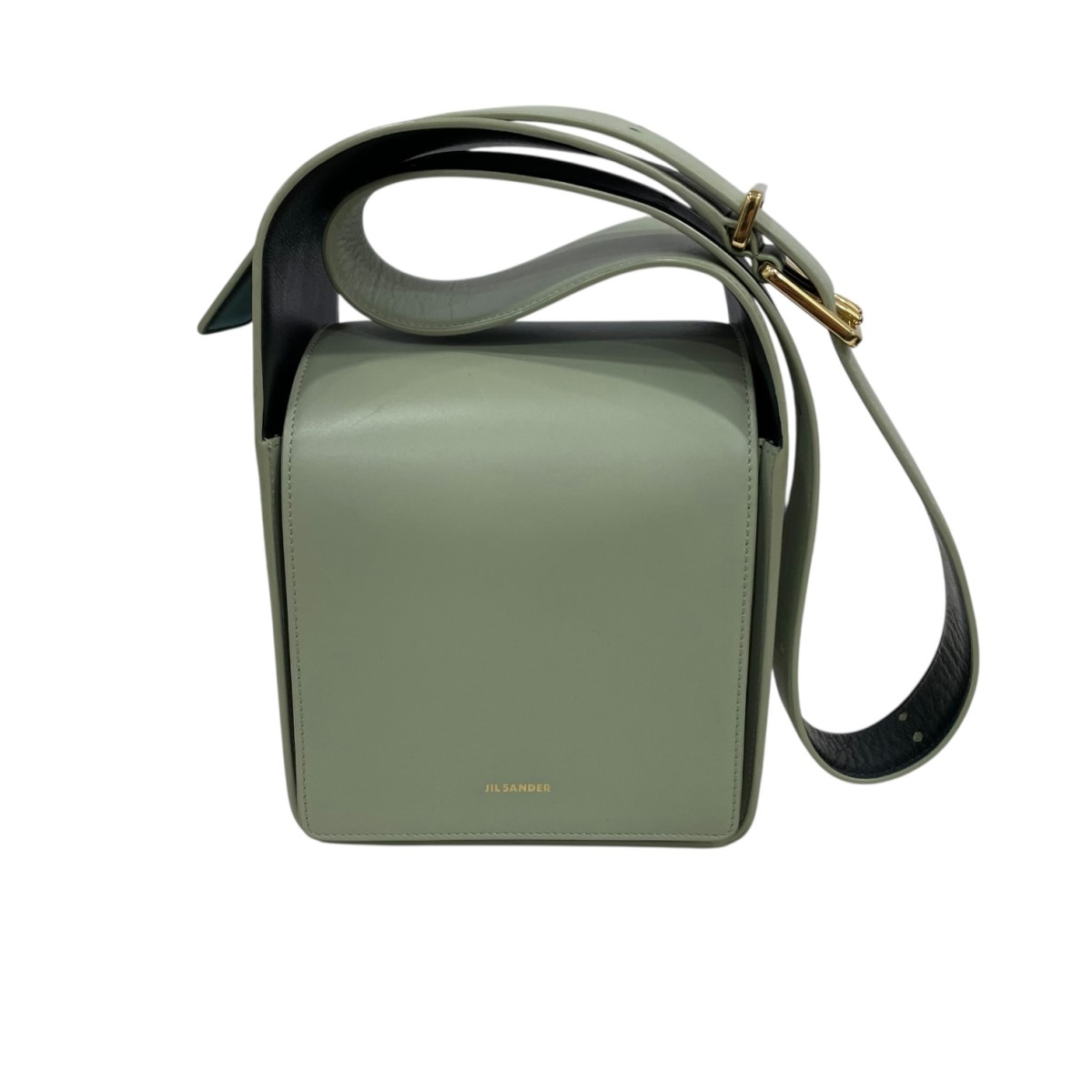 【中古】JIL SANDER ショルダーバッグ J07WD0024 オリーブ 【210126】（ジルサンダー）