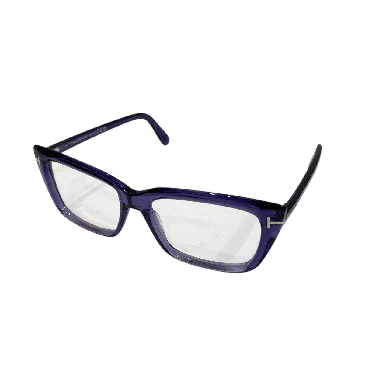 【中古】TOM FORD 眼鏡 TF5894-B パープル サイズ：56□16-140 【200126】（トムフォード）