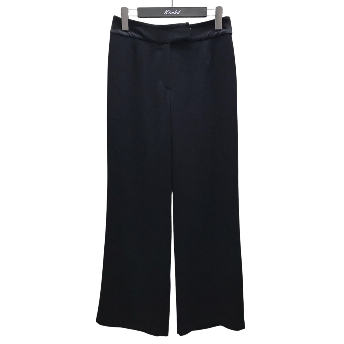 【中古】BORDERS AT BALCONY 繻子ズボン下 黒いこと 大いさ：36 【210126】（ボーダーズアットバルコニー） レディースファッション-ズボン・パンツ-オーダーメイド