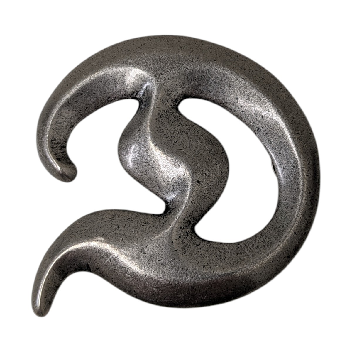 【中古】DAIRIKU D Metal Pin Badge ピン胸章 薄墨色 【210126】（ダイリク）