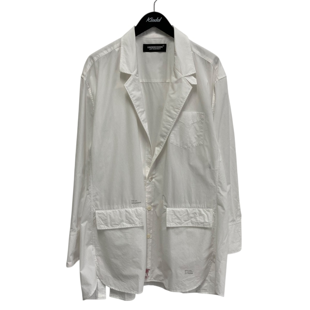 【中古】 UNDERCOVER　 ジャケット UC1D4106 ホワイト サイズ：4 【220126】（アンダーカバー）