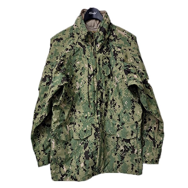 【中古】 US．NAVY NWU TYPE3 デジカモミリタリージャケット　GORE-TEX PARKA 8415-01-573-4768 カーキ×ブラウン サイズ：S 【価格見直し】