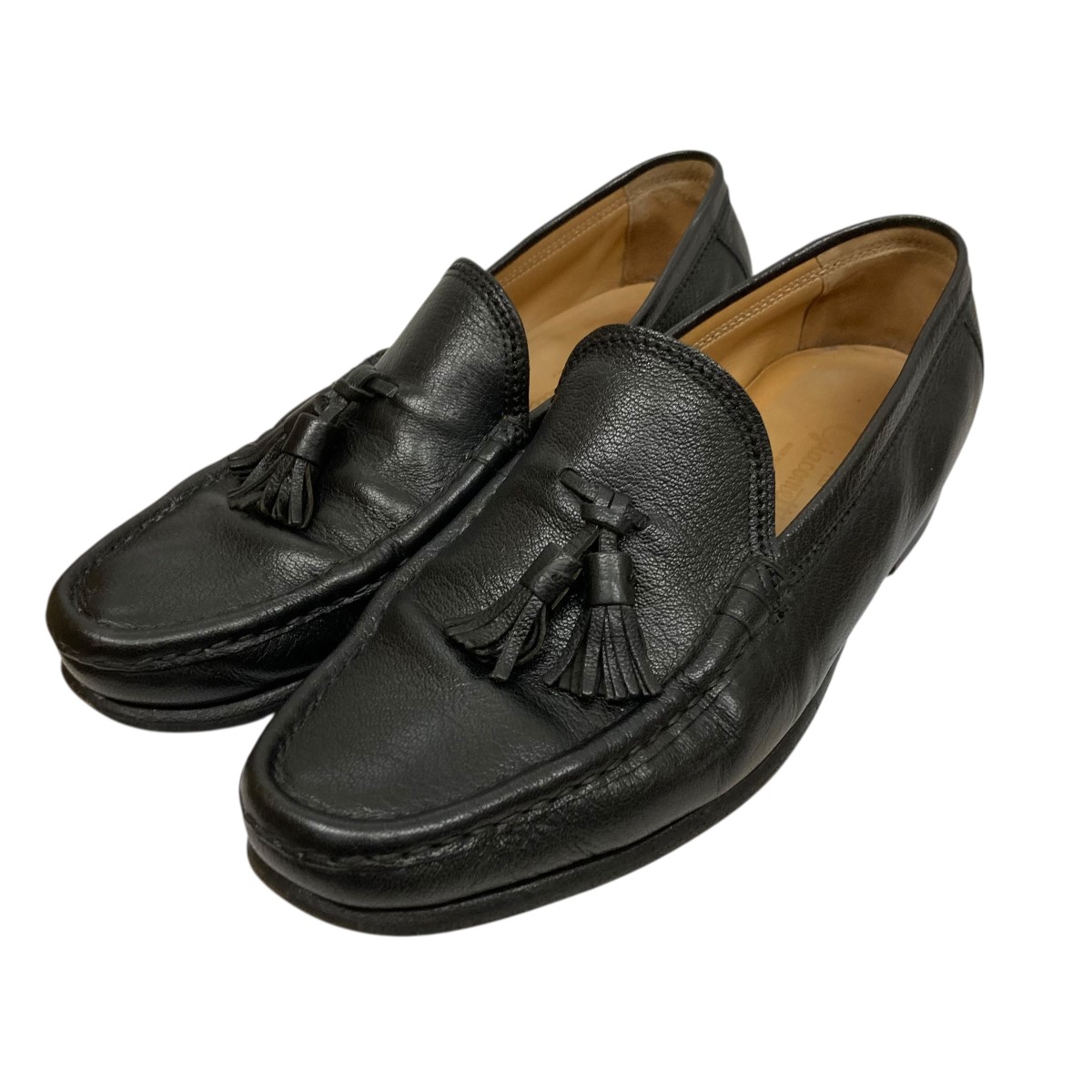 【中古】 F．LLI Giacometti レザーシューズ ブラック サイズ：42 【価格見直し】 24,908円