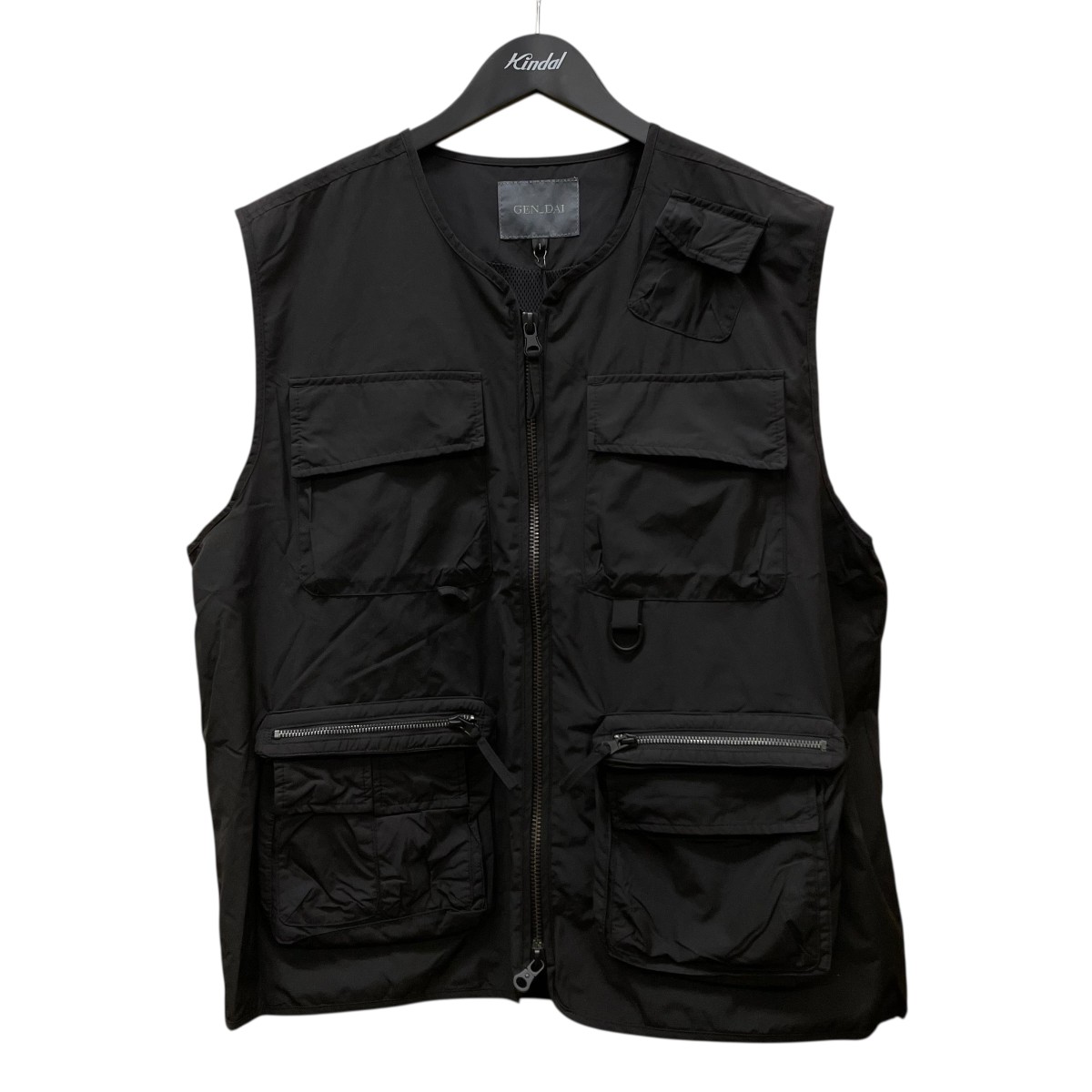【中古】 GEN DAI　 CARGO VEST ベスト ブラック サイズ：1 【210126】（ゲンダイ）