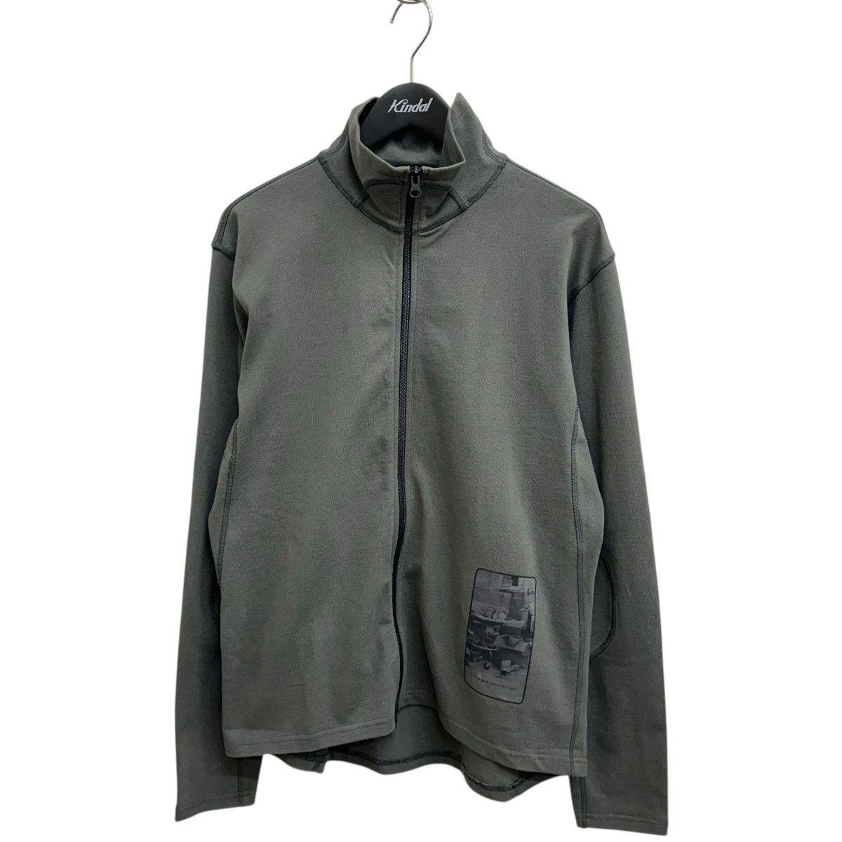 GR10K グレー/ブラック ジップアップジャケット 中古GR10KHeavy Jersey 