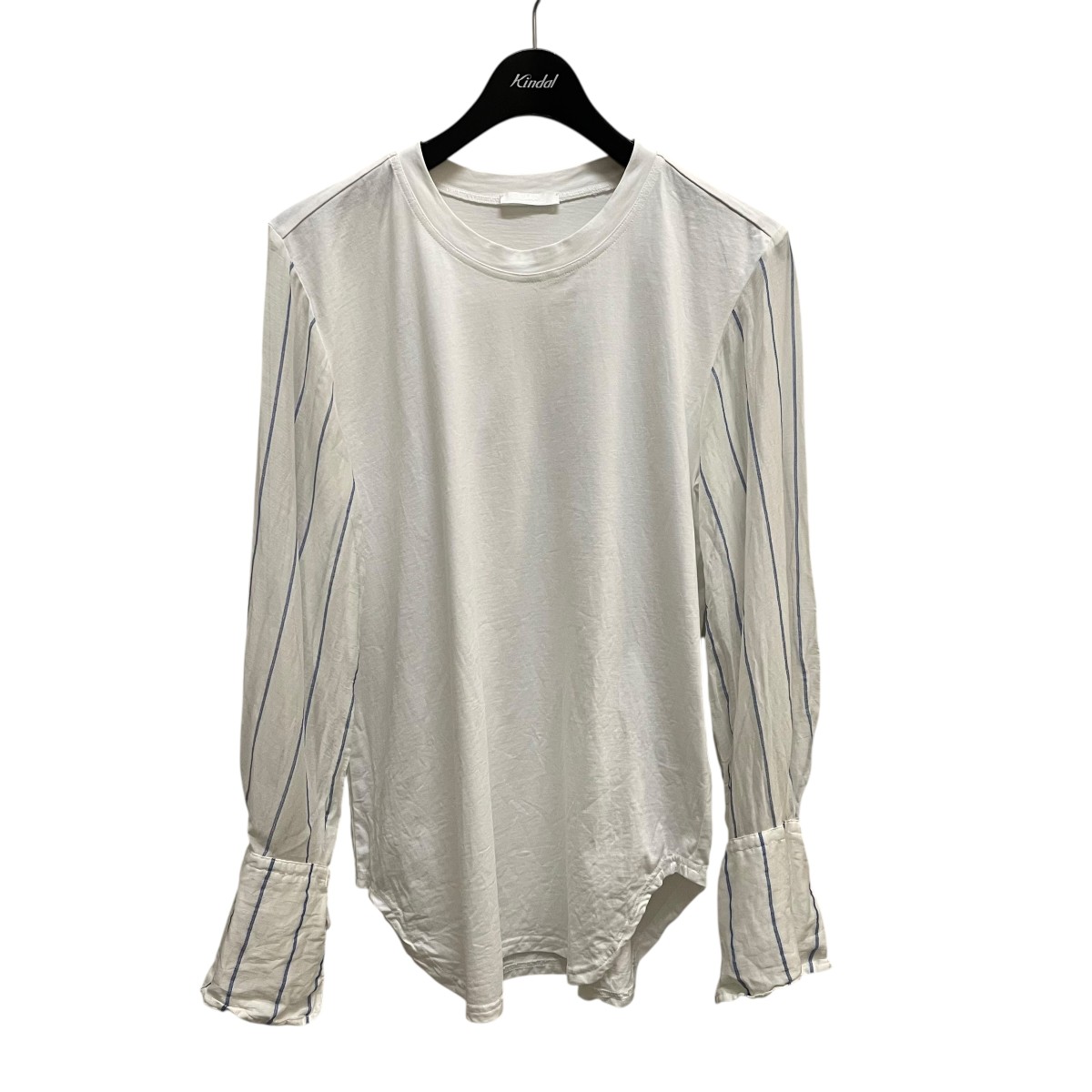 【中古】 Chloe　 切替カットソー 16SJH46-16S080 ホワイト サイズ：XS 【220126】（クロエ）