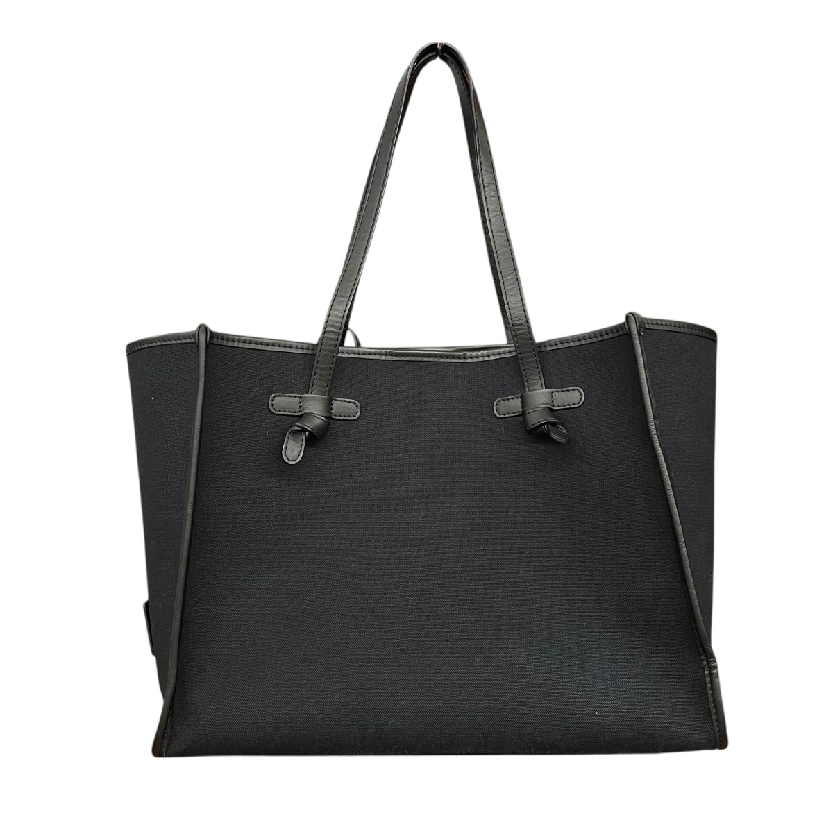 【中古】GIANNI CHIARINI MARCELLA トートバッグ 黒いこと 【220126】（ジャンニキアリーニ）