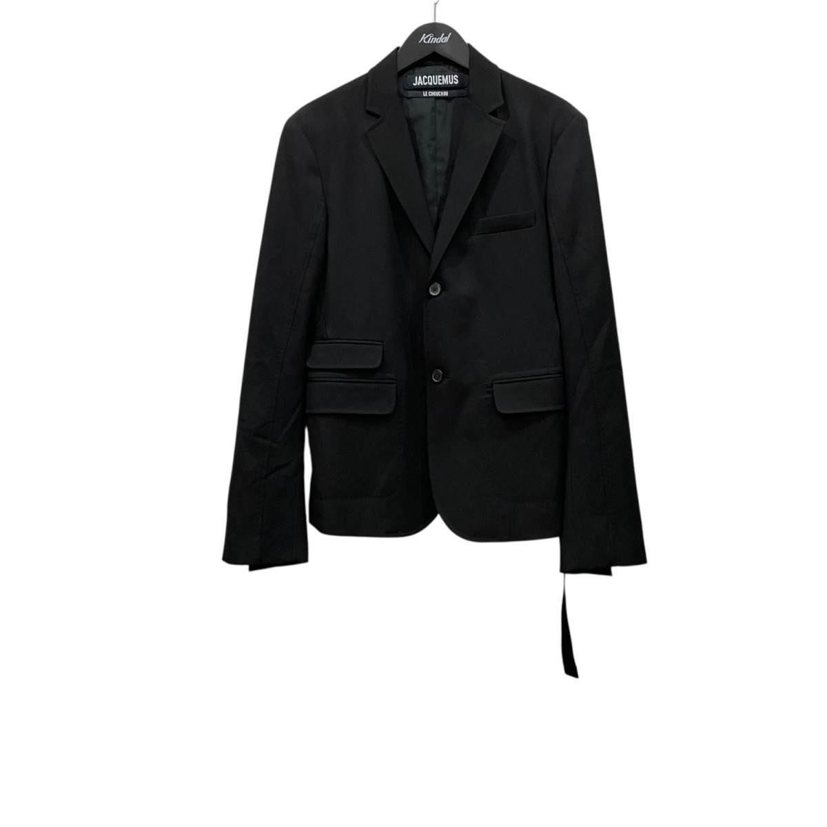 【中古】 JACQUEMUS　 LE CHOUCHOU テーラードジャケット ブラック サイズ：46 【220126】（ジャックムス）