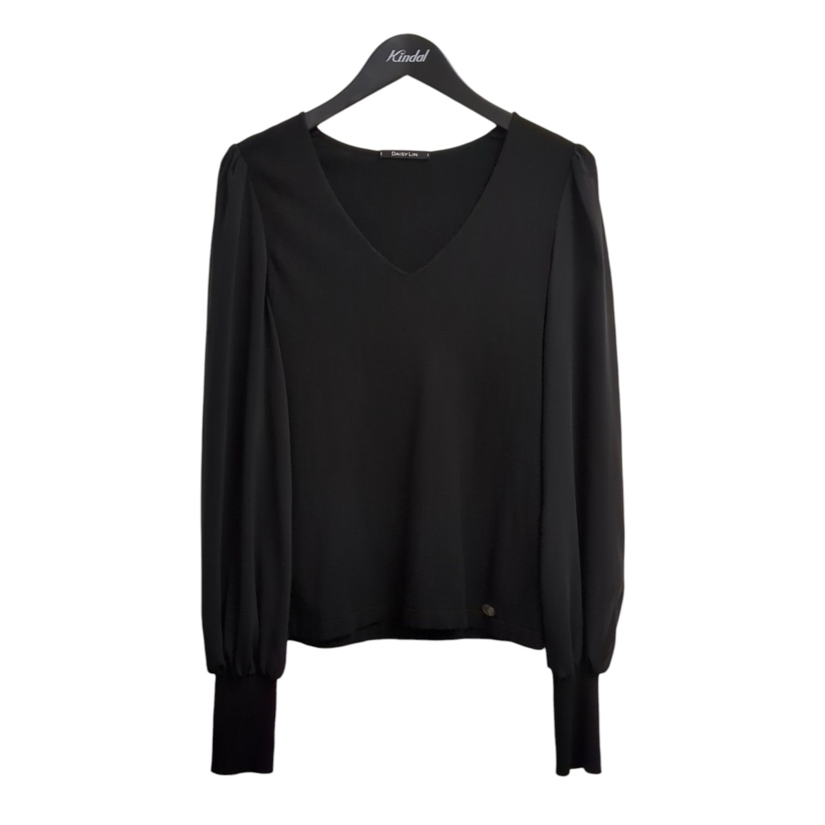 【中古】 DAISY LIN for FOXEY　 ニット 06090 ブラック サイズ：38 【230126】（デイジーリンフォクシー）