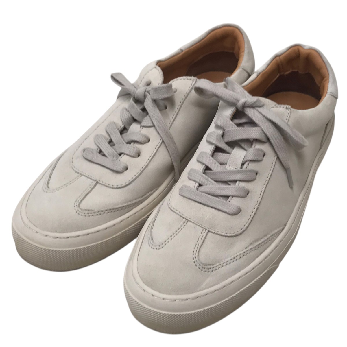 【中古】 BANANA REPUBLIC COURT SNEAKER ローカットスニーカー アイボリー サイズ：9 【価格見直し】