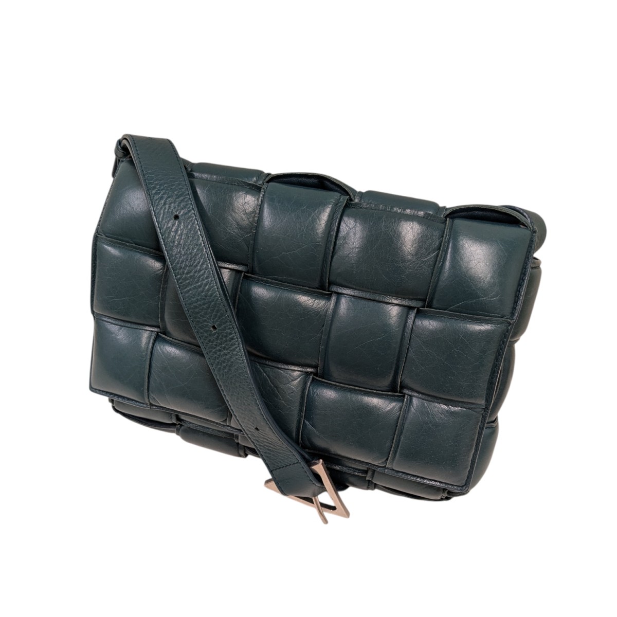 【中古】 BOTTEGA VENETA　 ショルダーバッグ グリーン 【230126】（ボッテガヴェネタ）