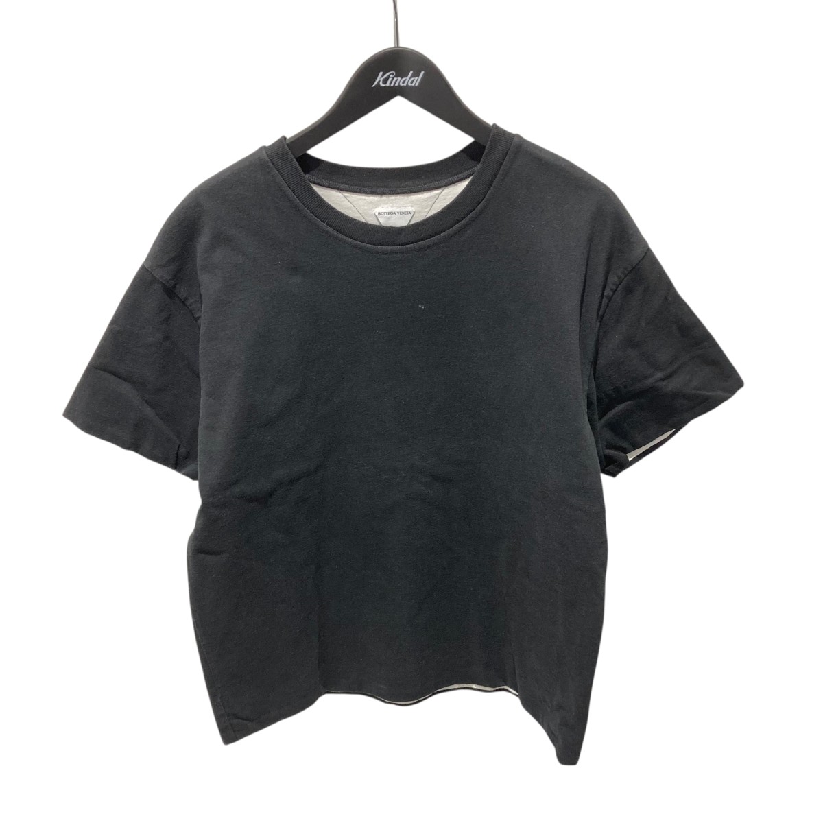 【中古】 BOTTEGA VENETA　 ダブルフェイスTシャツ 661788 ブラック サイズ：M 【230126】（ボッテガヴェネタ）